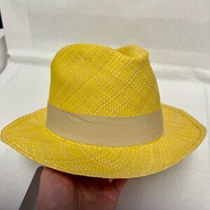 G VITERI yellow Fedora Hat